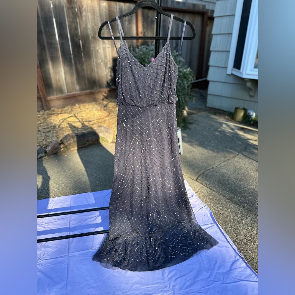 Adrianna Papell size Small Petite color dark grey/navy purchased in 2014